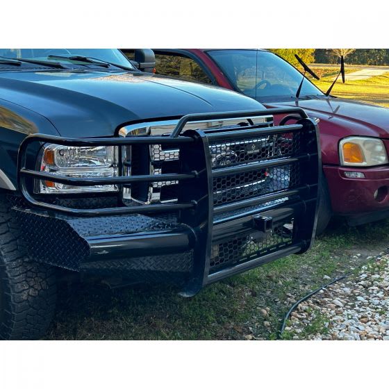 Legend Front Bumper with Grille Guard, Fits Select Ford Excursion ...