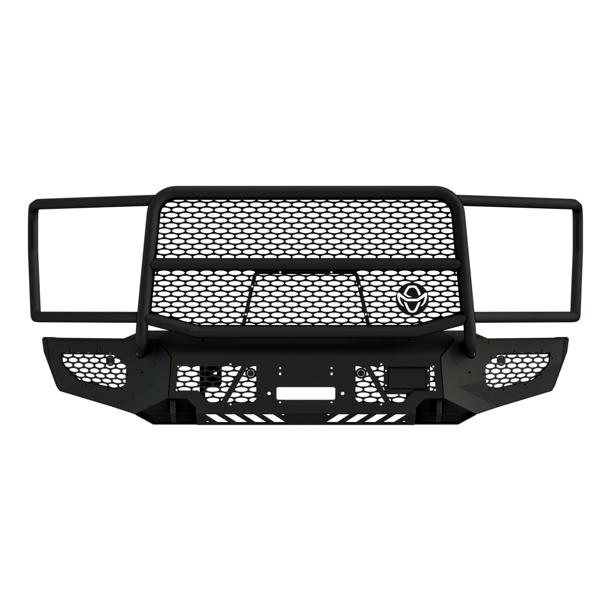 Midnight Front Bumper with Grille Guard, Fits Select Ford F-150