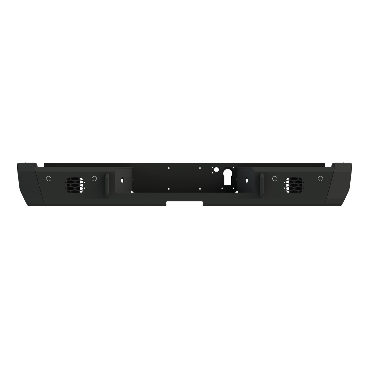 Midnight Rear Bumper, Fits Select Ford F-150 with Side Exhaust