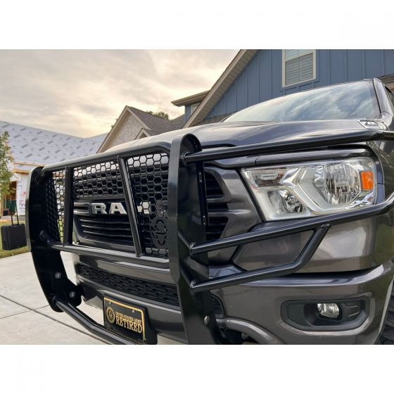 2019 2024 RAM 1500 Legend Grille Guard GGD19HBL1C
