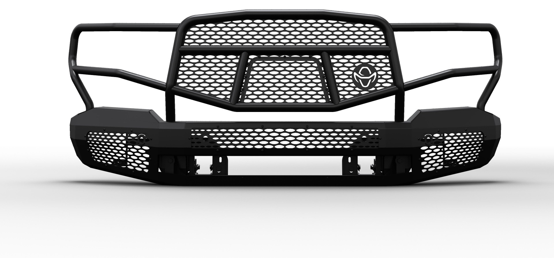 Ranch Hand Midnight front bumper with grille guard