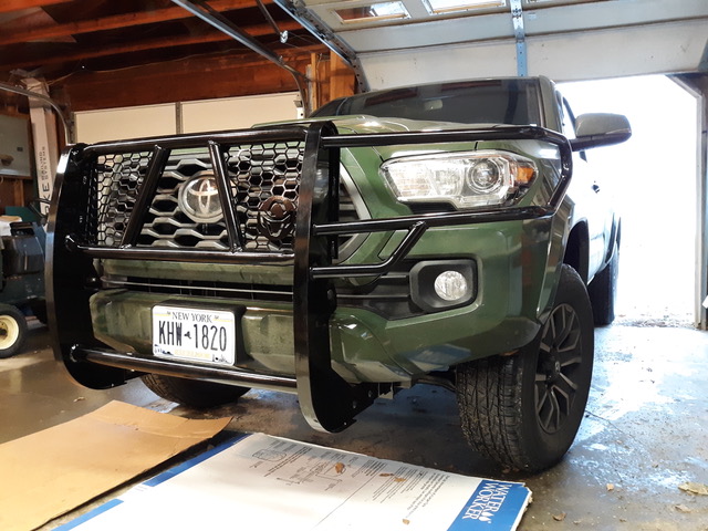 I love my new Ranch Hand brush guard on my new '21 Tacoma