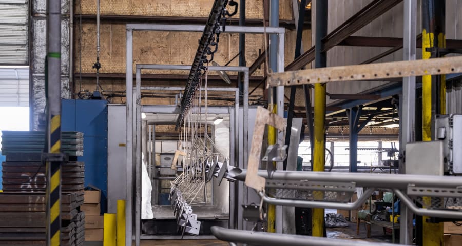 Ranch Hand bumpers get inspected for quality each step of the way during fabrication