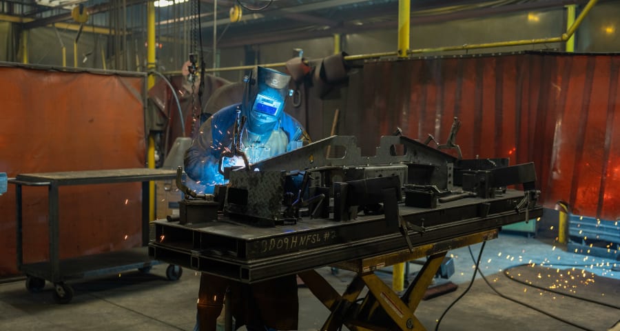 Ranch Hand bumpers are made step by step by highly skilled welders