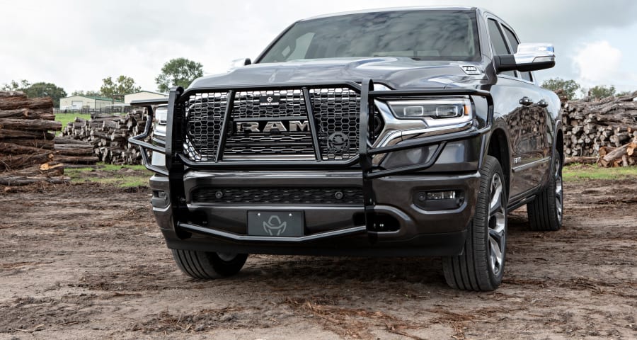 Ranch Hand standalone full grille guards provide dependable protection for your truck.